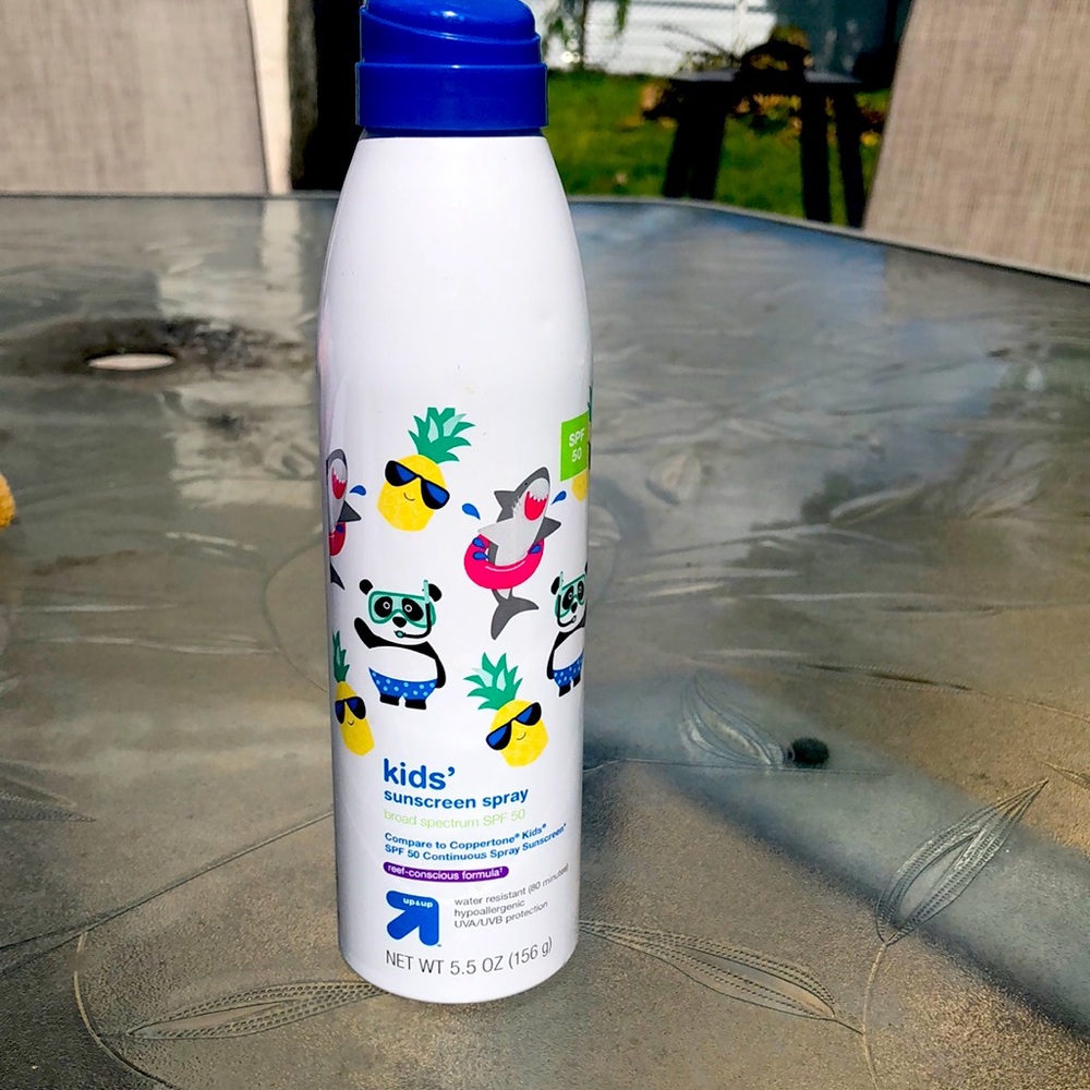 Kids sunscreen spary